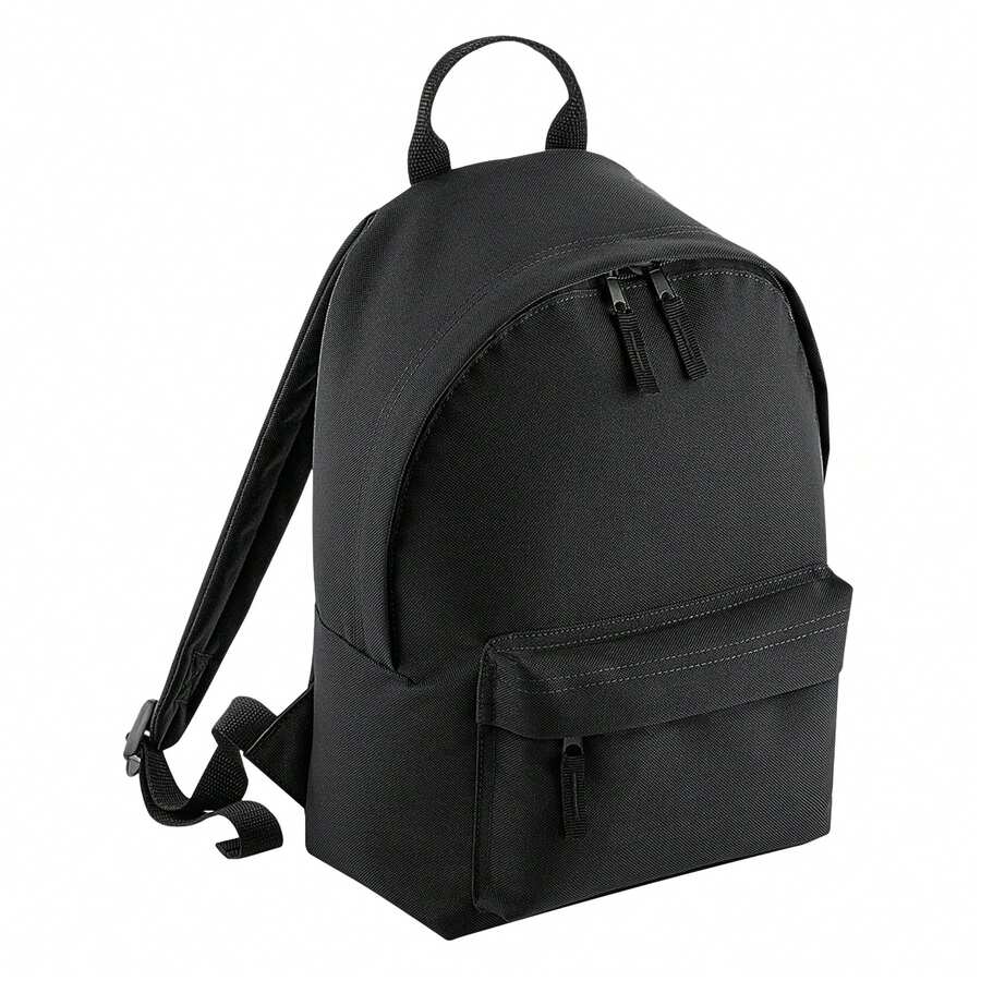 Bagbase Fashion Mini Backpack (Black) - 100% Polyester - (BC5522) - Black - View 1