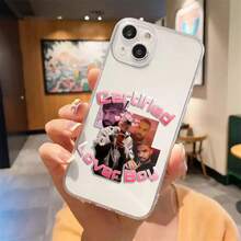 Funda de teléfono transparente del álbum "Certified Lover Boy" del cantante Drake, compatible con Apple 16, 15, 14, 12, 13, 11 Pro, 8, 7, SE, Plus, X, XS Max, así como con Galaxy S17, S17 Pro y S17 Pro Max - PTTM04 - Ver 5