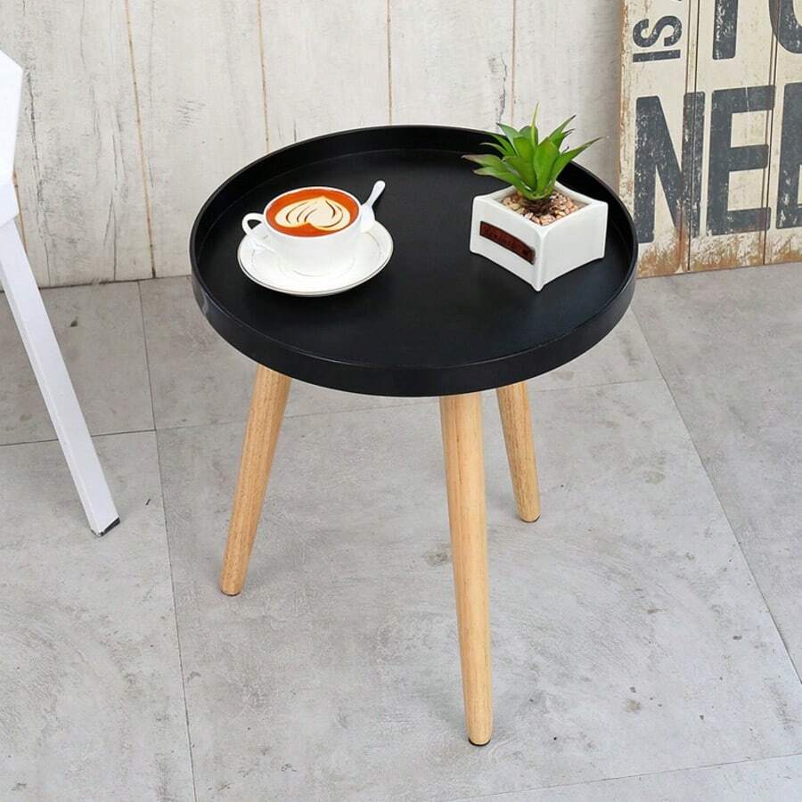 A Small Coffee Table, Modern And Stylish Small Coffee Table, Living Room Bedroom Sofa Side Table, Bedside Small Table, Solid Wood Coffee Table - 043H Coffee Table - View 1