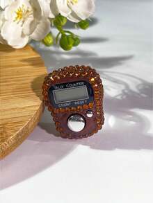 Rhinestone Finger Tally Counter, Rhinestone Electronic Counter, Full Cover Rhinestone Tally Counter