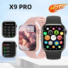 2025 New Smartwatch Watch X9 Pro 9 Series 45mm GPS NFC Bluetooth Call Smart Watch - 黑色 - 查看 1