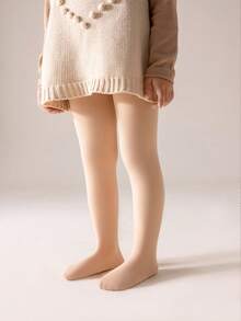 3 件/包女童/幼儿保暖内衬紧身裤，经典休闲保暖紧身裤，柔软舒适，适合秋冬日常穿着或节日礼物