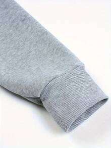 Sudadera con Capucha para Hombre | Manga Larga, Sudadera Casual con Capucha, Patrón Geométrico, Bolsillo, Ideal para Primavera/Otoño, Corte Regular - Gris - Ver 4