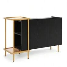 Buffets & Sideboards - Black + Particle Board - View 11