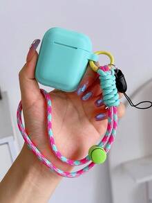 Silicone Protective Case For AirPods 4th Gen, Pro 2, 3, 2 With Lanyard