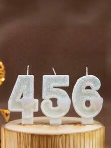 1 Peça Novas Velas de Aniversário Criativas de Número Digital de Amor 0-9, Velas de Aniversário Decoradas com Coração Puro, Velas de Decoração de Bolo de Festa de Aniversário, Velas de Decoração do Dia dos Namorados, Velas de Decoração de Bolo de Aniversário e Festa