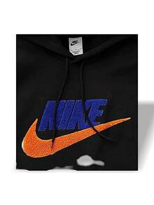 Nike Club 男子连帽衫 健身房日常穿着 街头通勤 下班后休闲 羊毛衬里 保暖 轻盈 柔软 超大版型 可调节抽绳 亲肤 易于清洁 黑色 FN3104-010 - 黑色 - 查看 3