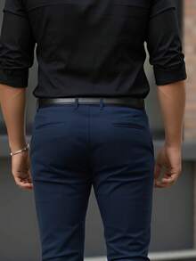 BNB Men Jeans - 藏蓝色 - 查看 5