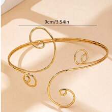 Hollow Minimalist Women Bracelet, Suitable For Daily Wear - 金子 - 查看 9
