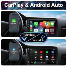 Single DIN Car MP5 Player, Supports Wireless CarPlay And Android Auto, 7-Inch HD Touchscreen, Bluetooth, Stereo, 12V Power, FM Radio, ISO Interface, AUX Input, SD Card Slot, USB Port, With/Without Camera