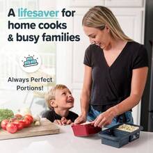 2 Cup Silicone Freezer Tray With Lids, Storing Lasagna, Leftovers, Sauces, Portioned Meals And More, Silicone Soup Freezer Molds Meal Prepping - Aqua - 2 - Pack - Than + Gói 2 - Xem 4