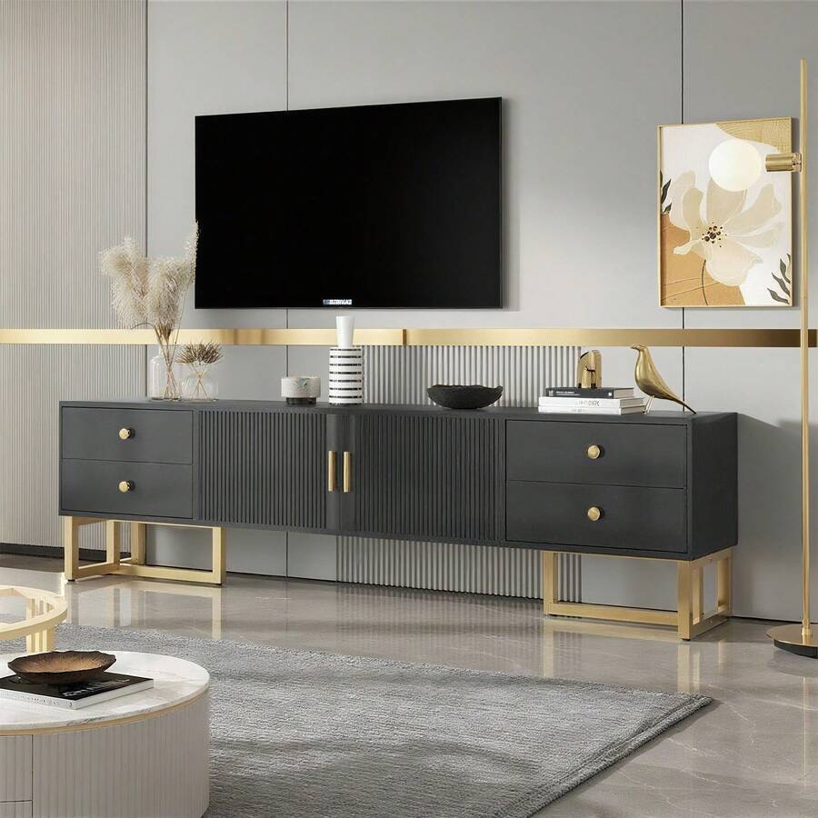 Television Stands & Entertainment Centers - Black - View 1