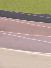 4pcs Women's Comfortable Skin-Friendly Fabric Solid Color Thong Panties, Simple Style Underwear For Home Wear - Multicolor - View 3