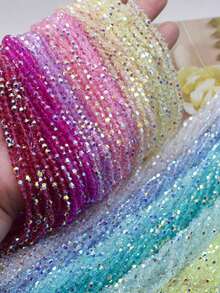 10pcs 4mm Dyed Glass Spike Beads DIY Jewelry Accessories - 10 Pieces Of Sharp Beads Roasted Color - View 5