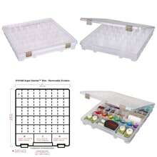 9101AB Satchel Slim with Removable Dividers, Art Organizer, 1 Plastic Storage Case, - Compartimentos divididos - Ver 1