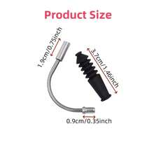 4 Paar Fahrrad Gummi Schlauch Bremsleitungen, Fahrrad Zubehör - Geeignet für alle Fahrradtypen