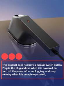 SOKANY 1pc Handheld Hanging Iron, Mini Electric Iron, Portable Household Ironing Machine, Instant Hot Ironing, Intelligent Temperature Control Protection, Flat Ironing/Hanging Ironing Two-In-One, Smooth Large Panel, Multi-Speed Adjustment, Ironing Without Damaging Clothes, Suitable For Home, Travel, Business Trip And Other Scenes, Easily Smooth Out Wrinkles On Clothes, Iron And Flatten Immediately, Creating A Refined Life