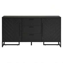 Storage Cabinets - Black - View 9