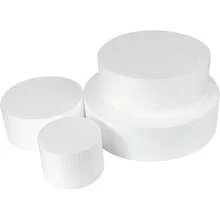 4 Tiers Foam Cake Dummies 4 6 8 10 White Dummy Cakes Styrofoam Sets, 12 Inch Tall Cake, Dummy Cake Wedding Cake Supplies Decorating Birthday Wedding Display