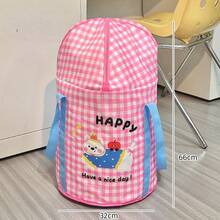 1pc Cartoon Creative Design Foldable Foot Bath Tub, With Lid (Insulation Function), Hand-Carry Design, Waterproof, Heat-Resistant & Odor-Free, Portable For Indoor/Outdoor Use (Expanded: 66cm*33cm; Storage: 32cm*10cm) (Wellness & Fun Style) - Vibrant Cartoon Patterns (Youthful & Eye-Catching), Durable Water-Resistant Fabric - Multicolor - View 11