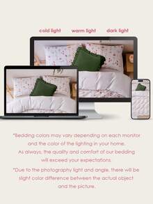 1 chiếc phong bì chần bông nhún bèo kiểu Pháp lãng mạn không có ruột, vỏ gối trang trí lãng mạn sang trọng cho phòng ngủ/ký túc xá/ghế sofa/ghế dài, quà tặng cho người yêu, bạn bè. Có thể giặt bằng máy. Chứng nhận Oeko-Tex. Màu xanh ô liu - Màu xanh Ô liu - Xem 8