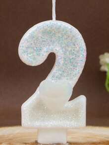 1 Peça Novas Velas de Aniversário Criativas de Número Digital de Amor 0-9, Velas de Aniversário Decoradas com Coração Puro, Velas de Decoração de Bolo de Festa de Aniversário, Velas de Decoração do Dia dos Namorados, Velas de Decoração de Bolo de Aniversário e Festa