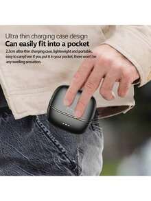 HTC Audífonos Bluetooth abiertos NE18 con audio espacial de calidad VR, Dolby Atmos, batería de larga duración y resistencia al sudor y al agua con certificación IP. Imprescindibles para viajes de negocios.