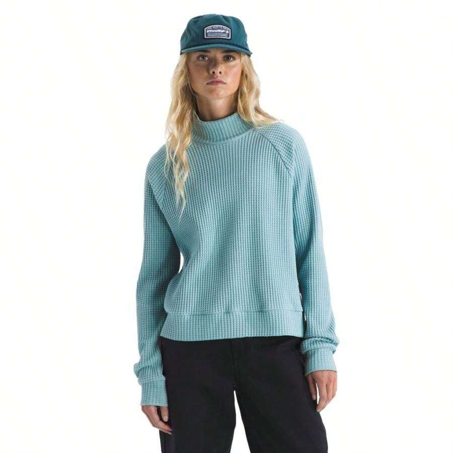 The North Face The  Long Sleeve Mock Neck Chabot - Women's |  | Women Sports Bras - 藍色日食 - 查看 1