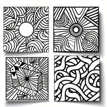 [Creative Coloring Book] Innovative 3D Adult Coloring Book, 1pc, 22 Pages, Thick Paper, Creative Relaxing Art Activity, Ideal For Holiday Birthday Party Gift, Drawing & Painting - 彩色 - 查看 8