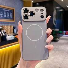 1个磨砂磁性香薰手机壳,塑料材质,适用于 17 Pro Max、Galaxy S26 Ultra - 灰色 - 查看 6