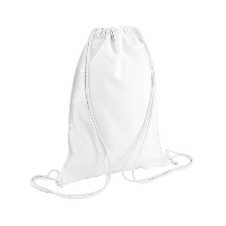 Bagbase Sublimation Drawstring Bag (White) - 100% Polyester - (PC6076) - White - View 1