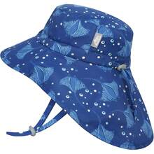 Jan & Jul Gorro de Xplorer para niños Grow-with-Me Aqua-Dry, Sombrero para Sol Repelente al Agua de ala Ancha UPF 50+ - Campamento Grove - Ver 5