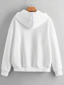 Women Sweatshirts - White - View 2