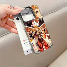 Funda para for  con el atrevido estilo de Rengoku Kyojuro, compatible con modelos 17, 16E, 16, 15, 14, 13, 12, 11 Mini, Pro, Max, Air, X, XR, XS Max, 8 y 7 Plus.Diseño anti-caídas con acabado mate.¡Protege tu Tanjiro con estilo!Funda para celular, cubierta práctica. - Color mezclado 1 - Ver 6