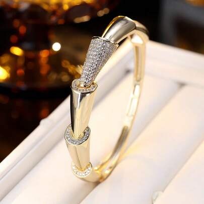 1pc Vintage Delicate Unique Bracelet, New Luxury Niche Jewelry