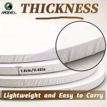 2 Packs Marie's Art Round Canvases Bulk For Painting, ( 8, 12, 16, 20inches ) White, Blank Stretched Prepared Mini Framed Boards For Drawing, Oil, Acrylic, Tempera, Flow Pouring Paint, Art Supplies For Adults, Professionals & Artists - White - View 3