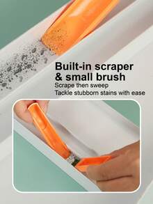 1 set Cepillo de limpieza de ranuras de ventana 3 en 1, cepillo de limpieza de ranuras pequeñas para riel de puerta, riel de ventana, marco de ventana, ranura de ventana. Cabezal de cepillo con almohadilla de limpieza de 4 capas, cabezal de cepillo reemplazable, herramienta de limpieza para utensilios de cocina. (Gris/Naranja/Azul)