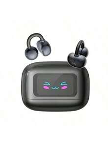 HTC NE54 Bluetooth Headset With 3D Panoramic Stereo Sound For A Premium Music Experience Cloud-Sense Comfort And Soft Fit Super-Latest Bluetooth Core For Workouts And Offices (Black)