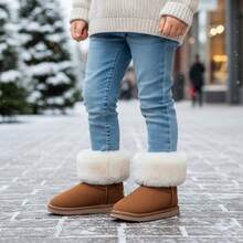 Moramora Camel White Girls' Boot - Camel - View 8