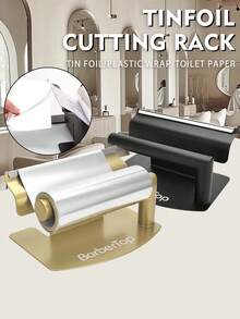 1pc Foil Cutter, Available In Gold/Black, Hair Foil Cutting Tool Suitable For Professional Salon Use, Can Be Used As Holiday Gift - Multicolor - View 5