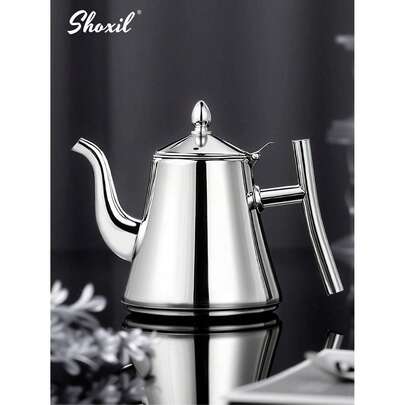 shoxil 1 件不锈钢茶壶带浸泡器，保温咖啡壶，水壶，咖啡壶，煮茶壶，适用于家庭、酒店、咖啡厅、餐厅