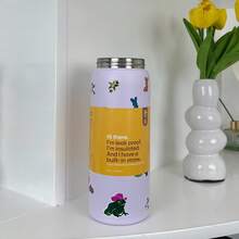 32OZ New Insulated Stainless Steel Water Bottle With Straw For Sports, Travel, And School Sports Water Bottle - diary-32oz - 查看 3