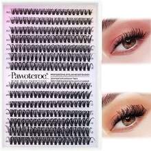 Lash Extension 280pcs DIY Eyelash Clusters 30D 40D 9-16mm Mix D Curl For Home Application