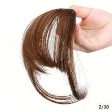 Synthetic Air Bangs Hair Clip-In Extension Front Fringes Hair Pieces Air Bangs Fiber Hair Accessories Invisible Natural - Multicolor - View 18