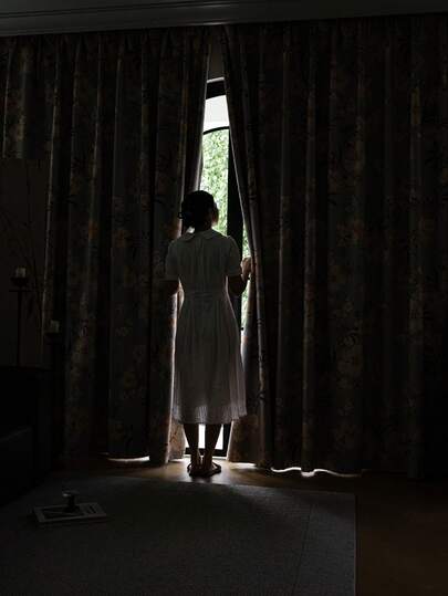 1pc Blackout Thermal Curtain Fabric - 99% UV Resistant Polyester, Rod Pocket Hanging, Non-Bleachable Plain Weave, Bedroom Art Theme, Coated Blackout Thermal, Noise Reducing - Ideal For Bedroom, Farmhouse And School Deep Sleep (180g Fabric Weight)