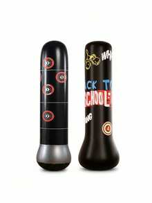 1pc Thickened Inflatable Punching Bag Tumbler Toy, Stress Relief For Teens & Adults, Home Warm-Up Training For Winter, Christmas/New Year/Thanksgiving Gift, Boxing Exercise Stress Relief Device