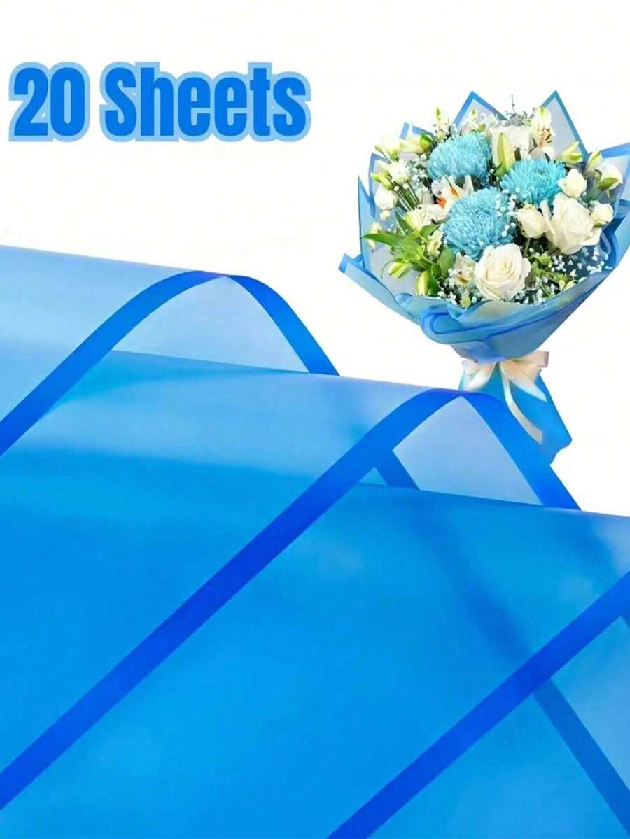 40张韩式花束包装纸，DIY手工礼品包装装饰花材，23英寸 x 23英寸，包装纸，薄纸，花束用品，粉色薄纸，适用于礼品袋和包装，多色礼品包装纸，情人节礼品包装纸，生日艺术纸工艺品，复活节，母亲节，毕业典礼，礼品包装，工艺品，流苏花环（透明黑色）母亲节毕业典礼