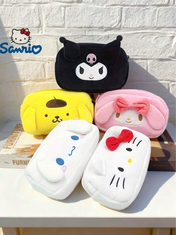 Sanrio Sanrio Hello Kitty Coin Purse, Cinnamoroll Pencil Case - Cartoon Anime Cosmetic Bag, Y2k Melody Kuromi Style Clownfish Cartoon Design Makeup Bag, Large Capacity Kitty Themed Cosmetic Bag For Lipstick, Eyebrow Pencil And Small Items, Gift, For Holiday Beach, Bathroom Collection, Bedroom Collection, Large Capacity Bag, Bags, Makeup Bag, Travel, Make Up Bag, Storage, Makeup Organizer, Toiletry Bag, Desk Organiser, Make Up Bag, Bag, Make Up Pouch, Travel Essentials, Makeup Bags, Small Makeup Bag,Makeup Pouch,Cosmetic Bag,Travel Essential,Large Capacity,Large Makeup Bag,Christmas Gifts,Pouch,Travel,Gifts For Women,Women's Necessaire,Travel Essential,Pouch,Clutch / Small Handbag,Necessaire,Makeup Organizer,Makeup Organize,Pouch,Brush Holder,Mini Pouch,Large Capacity Pouch