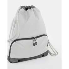 Bagbase Athleisure Drawstring Bag (Ice Grey) - 100% Polyester - (PC5465) - Grey - View 1