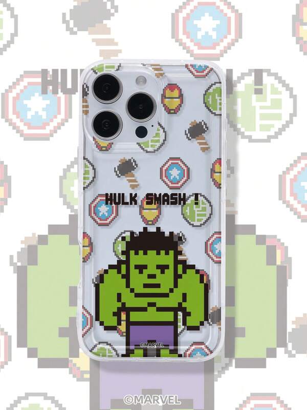 Marvel Funda de teléfono oficial con diseño de Marvel, anti-deslizante y anti-caída, compatible con la serie Galaxy A, la serie Galaxy S, y los modelos de 17, 17 Pro, 17 Pro Max, 11, 12, 13, 14, 15, 16 Pro, 16 Pro Max, 14 Plus, 15 Plus, 16 Plus, XR, XS Max. Funda transparente a prueba de golpes y arañazos.